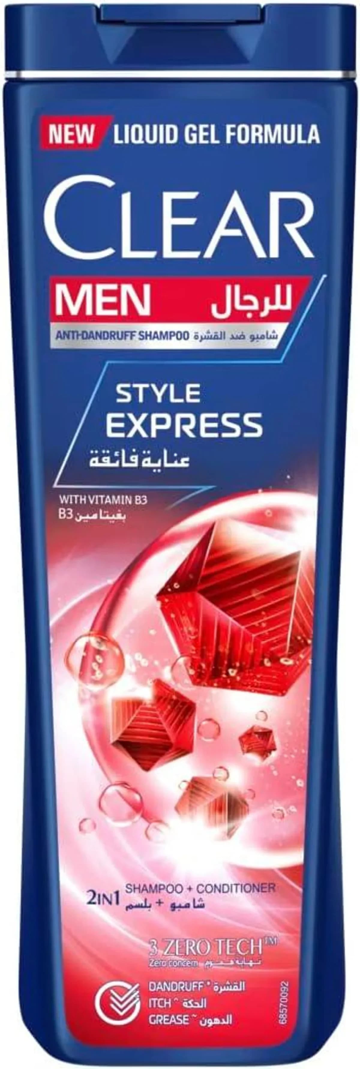 Clear Men Style Express Shampoo 400ML