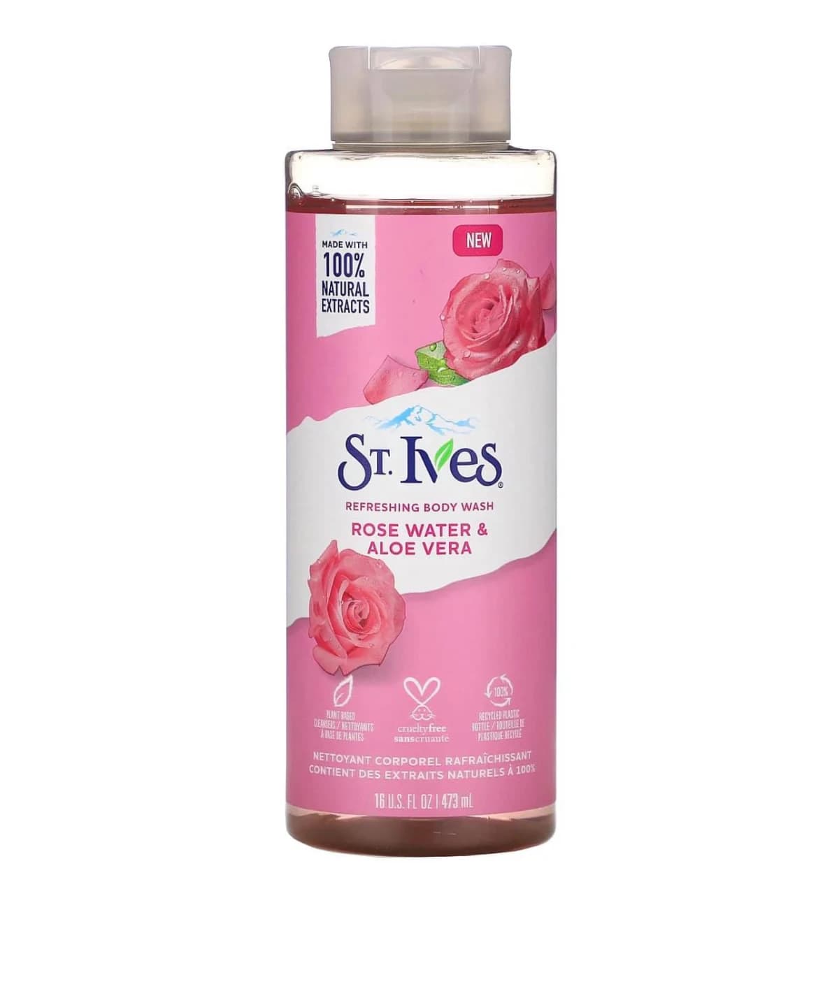 St. Ives Rose Water & Aloe Vera Body Wash 450ml