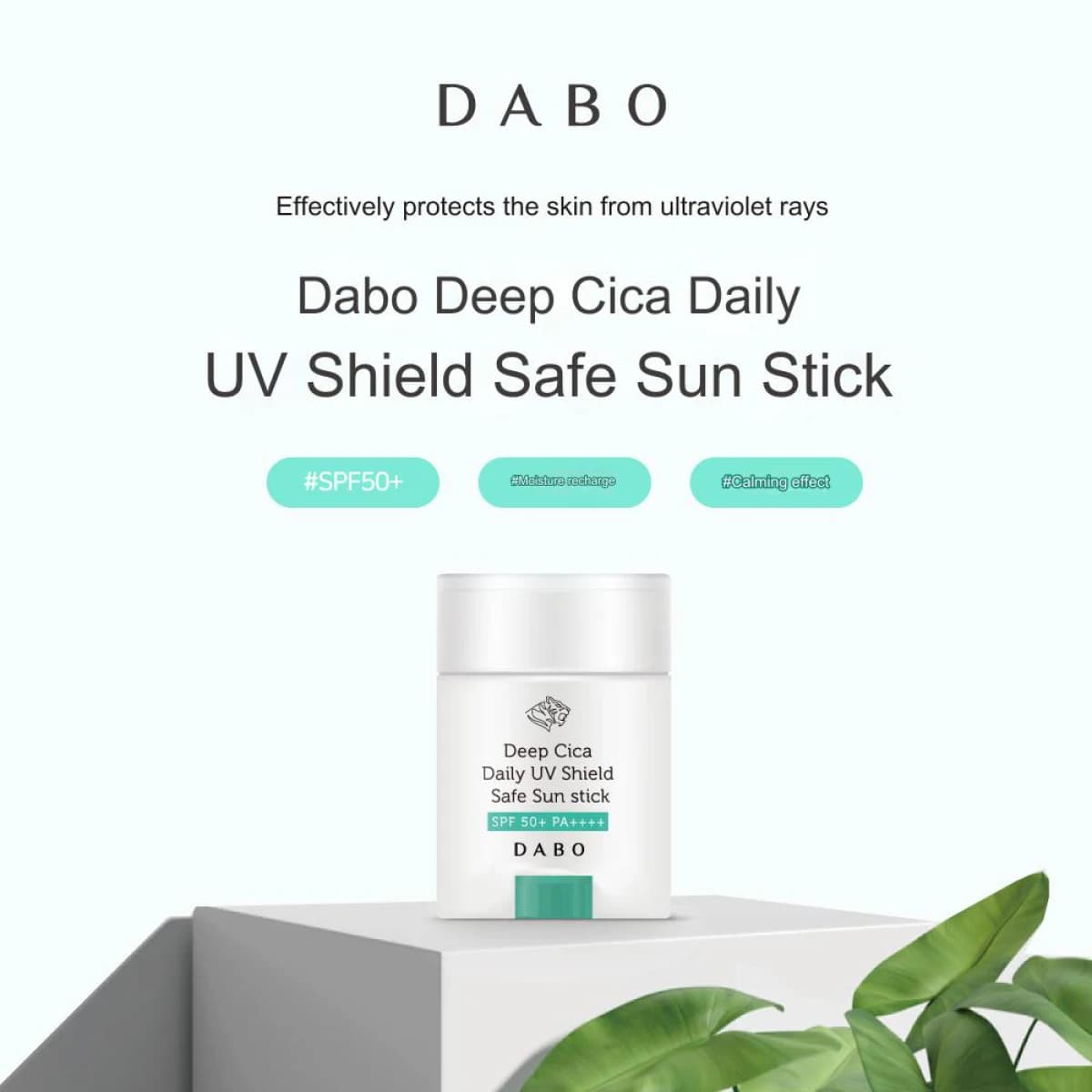 Dabo Deep Cica Daily UV Shield Safe Sun Stick Spf 50