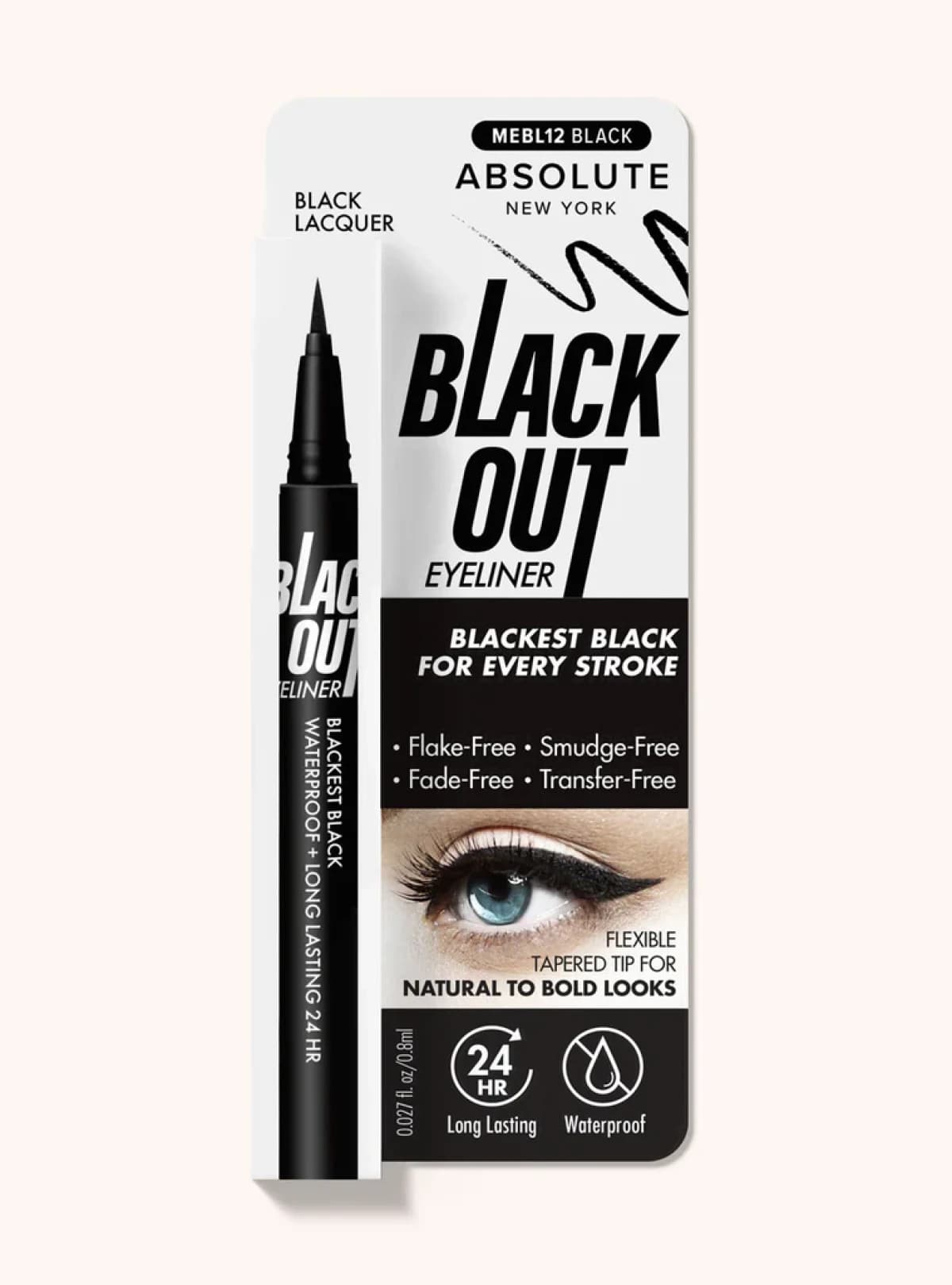 Absolute New York Black Out Eyeliner 0.8Ml