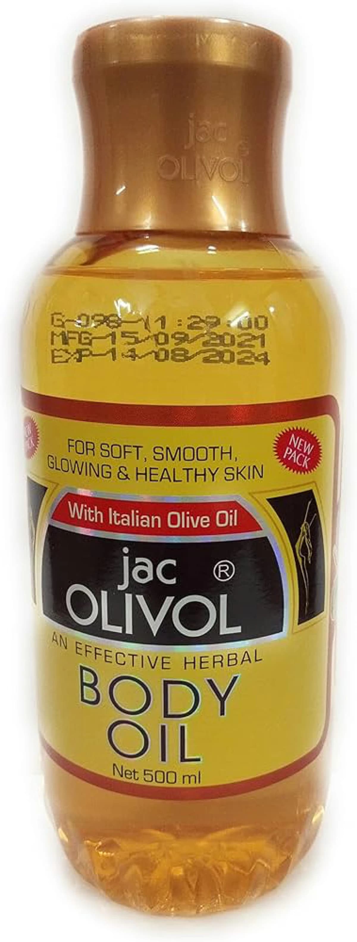 Jac Olivol An Effective Herbal Body Oil 500Ml