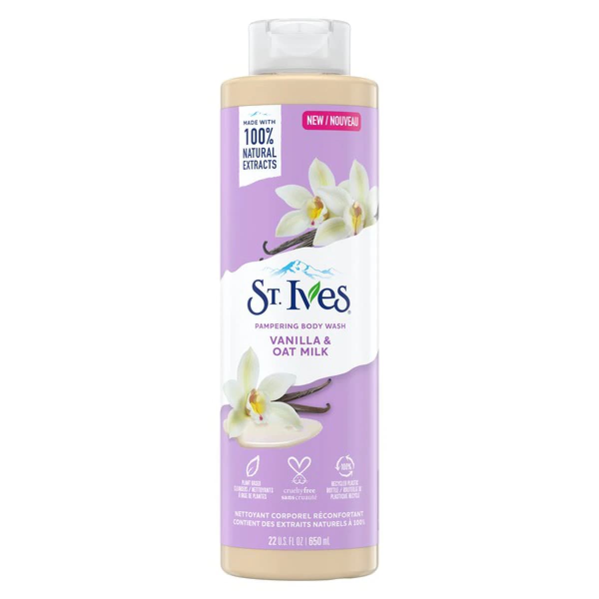 St. Ives Body Wash Vanilla & Oat Milk 650ML