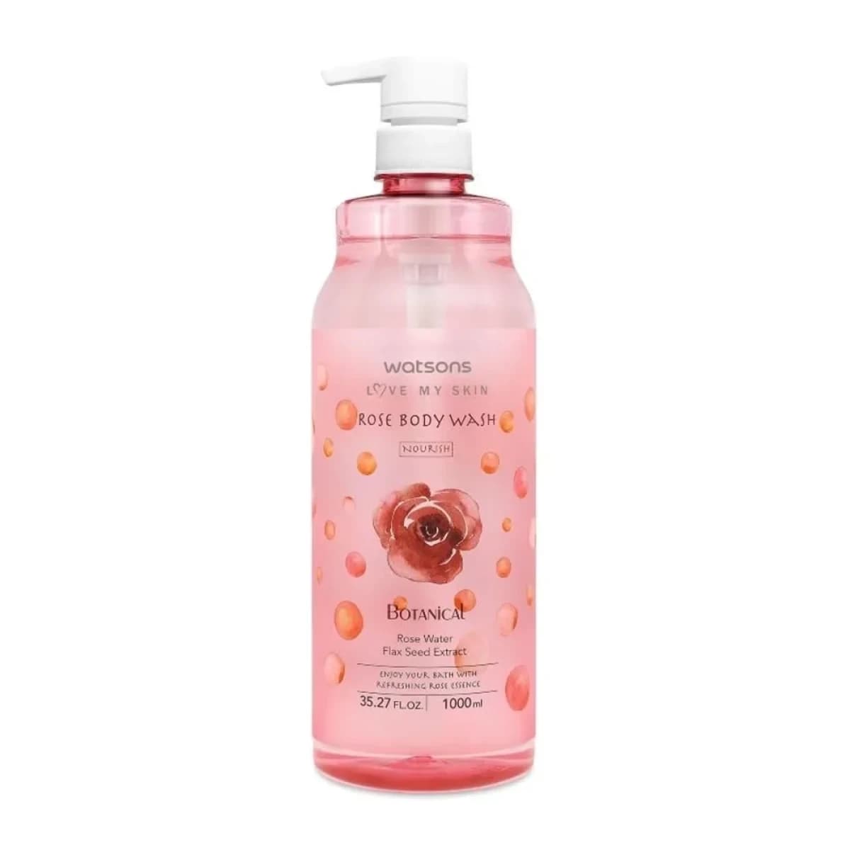 Watsons Love My Skin Nourish Body Wash Rose 1000ml