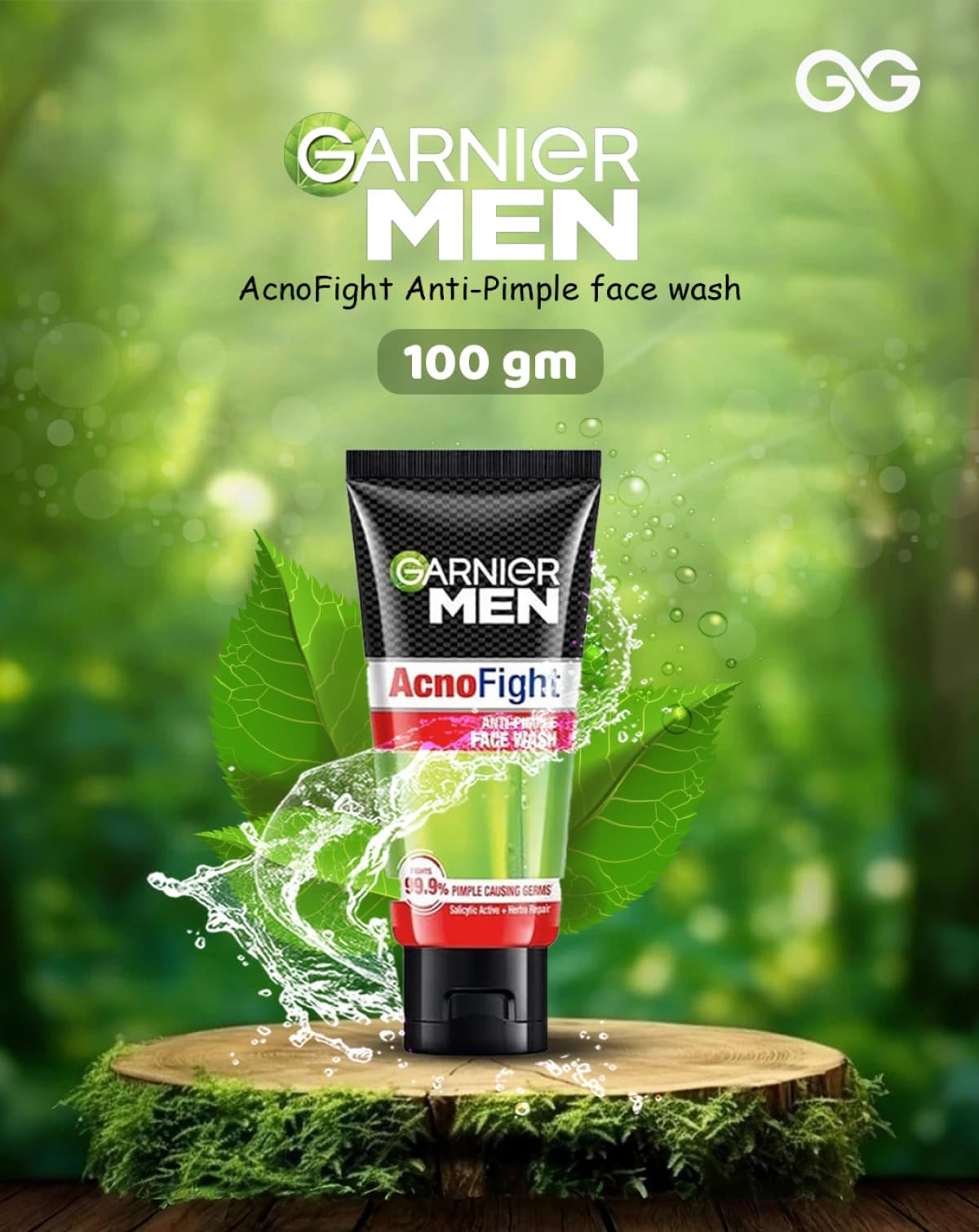Garnier Men Acno Fight Face Wash 100gm