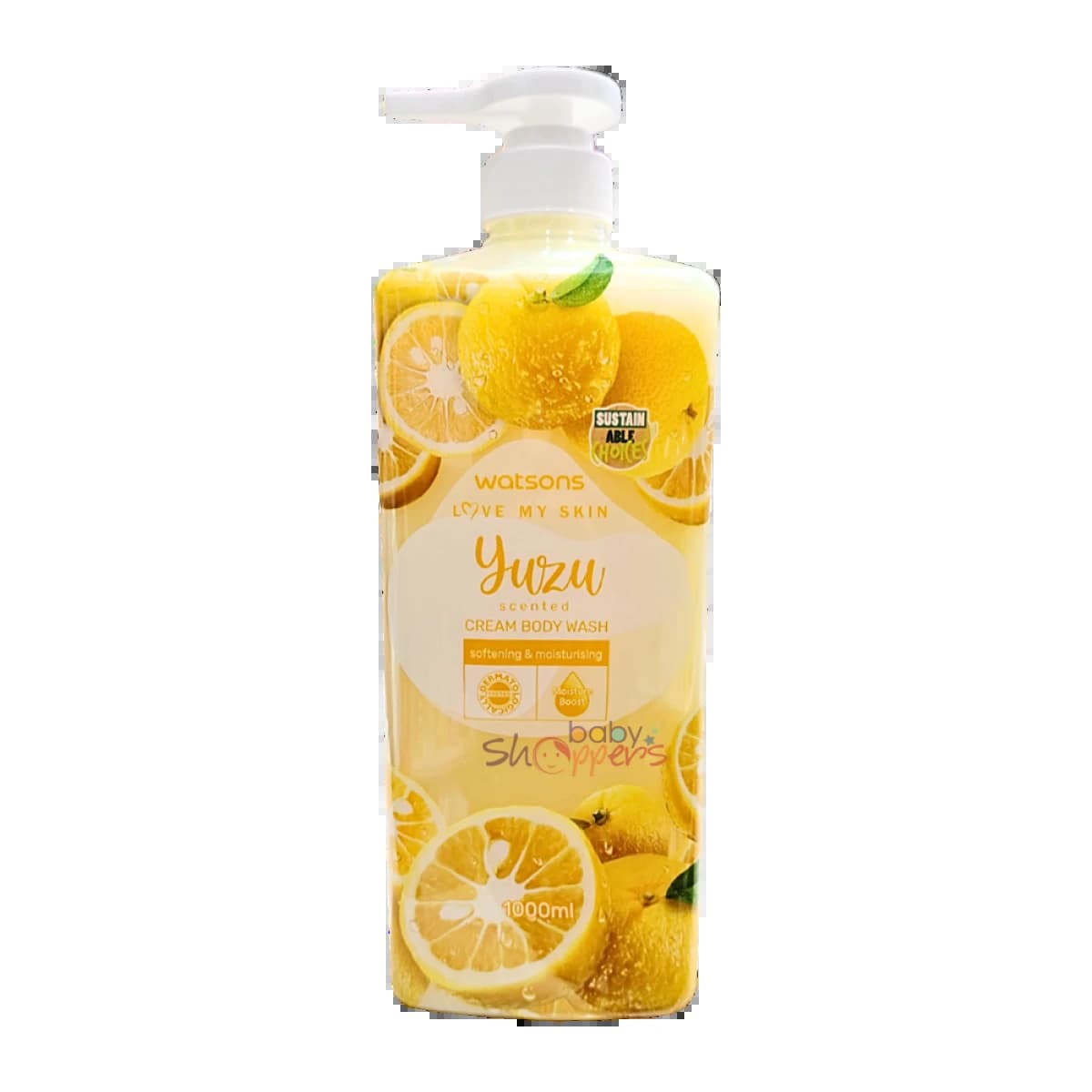 Watsons Yuzu Cream Body Wash 1000ml