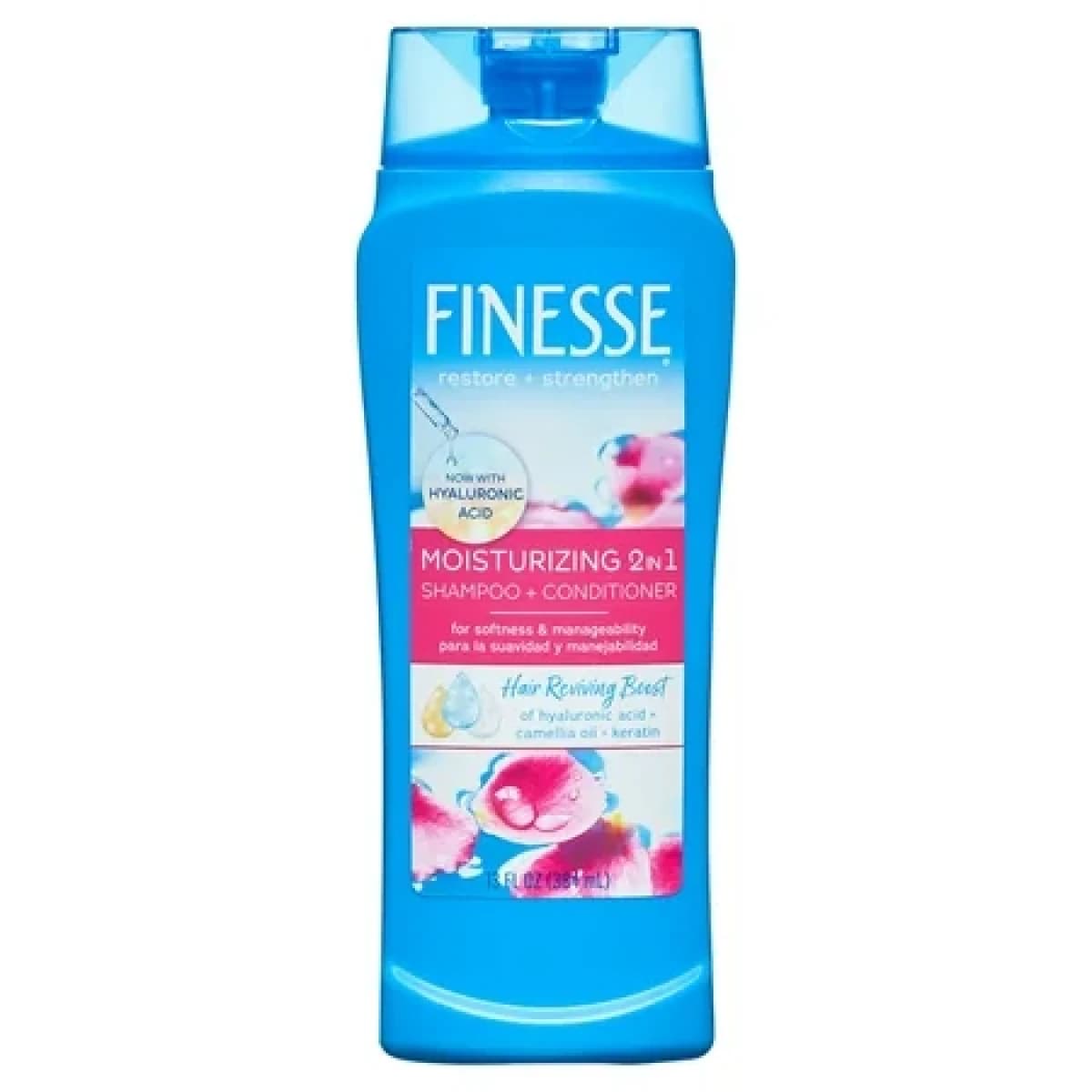 Finesse Moisturizing 2 in 1 Shampoo & Conditioner 384ml