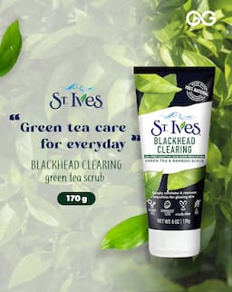 St. Ives Blackhead Clearing Green Tea Scrub 170gm