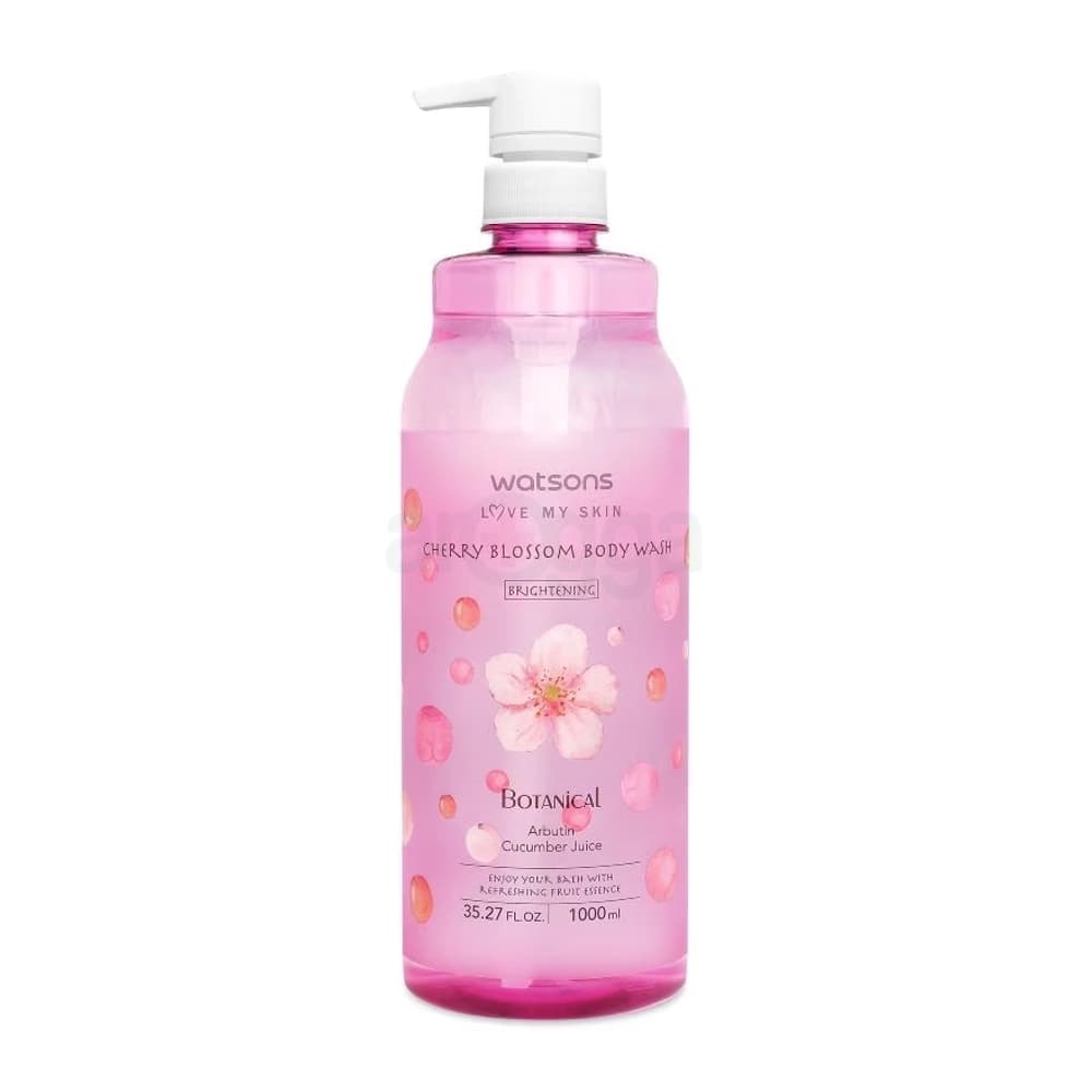 Watson Love My Skin Brightening Body Wash Cherry Blossom-1000Ml