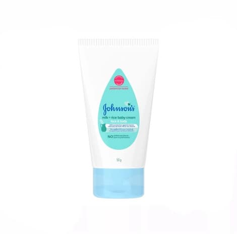 Johnson's Face & Body Milk + Rice Baby Cream 50g