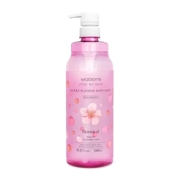Watson Love My Skin Brightening Body Wash Cherry Blossom 1000ml