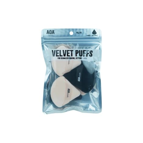 AOA Studio Velvet Puffs Makeup Sponge