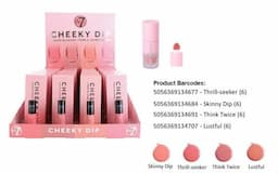 W7 Cheeky Dip Liquid Blusher  6ML