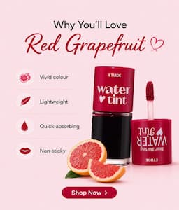 Etude Dear Darling Water Lip Tint- Red Grapefruit
