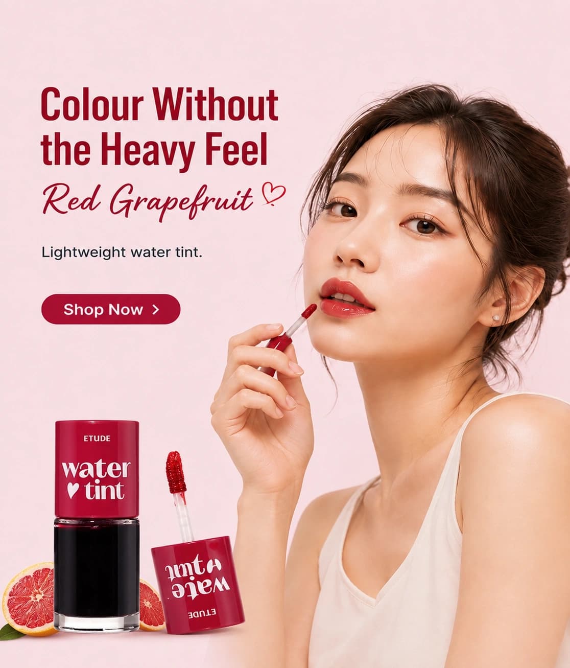Etude Dear Darling Water Lip Tint- Red Grapefruit