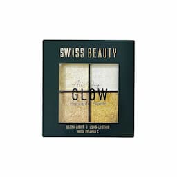 Swiss Beauty All Day Glow Highlighter Palette 4color