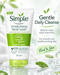 Simple Moisturising Facial Gel Wash 150ml