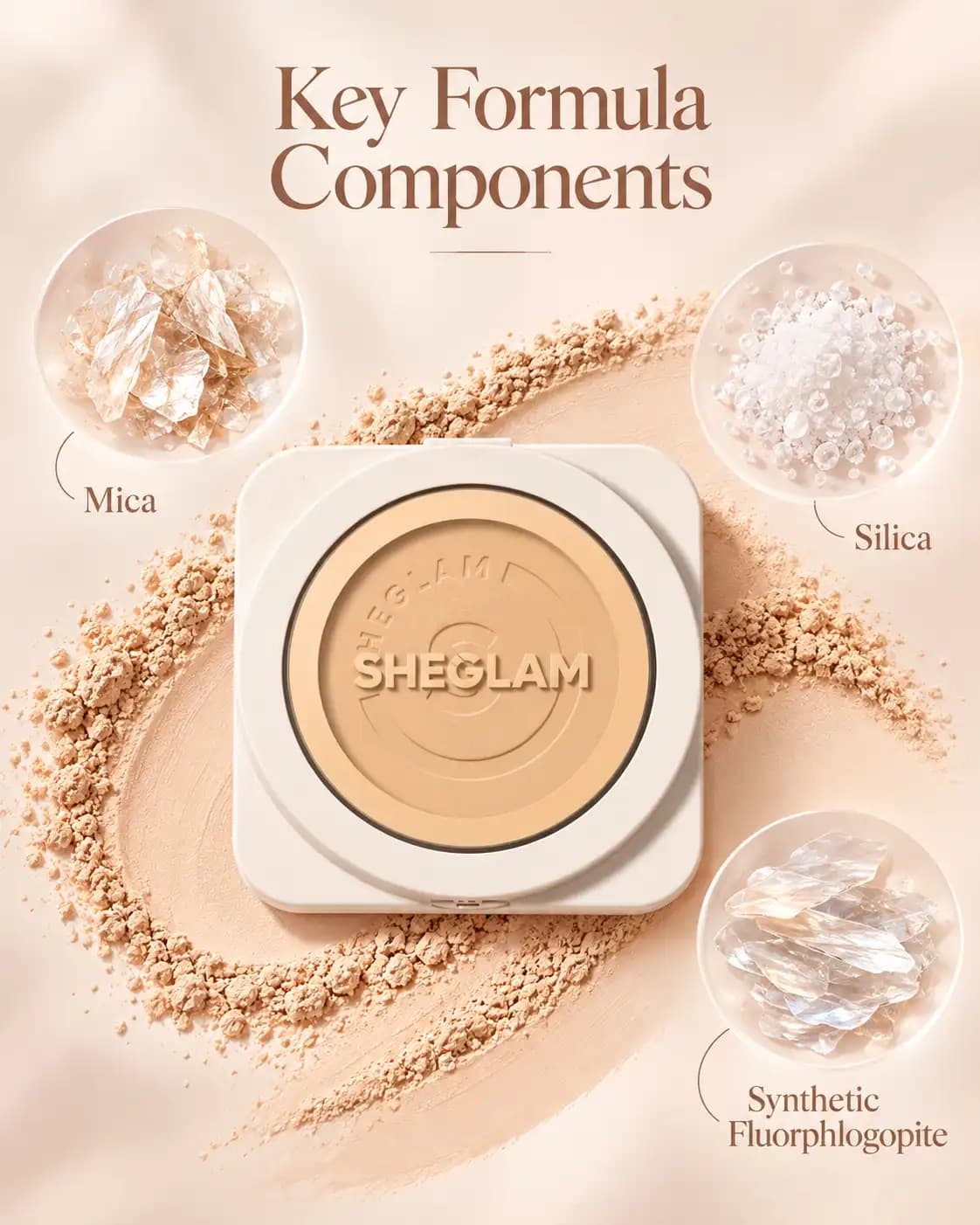 Sheglam Skin Focus High Coverage Powder Foundation 11g