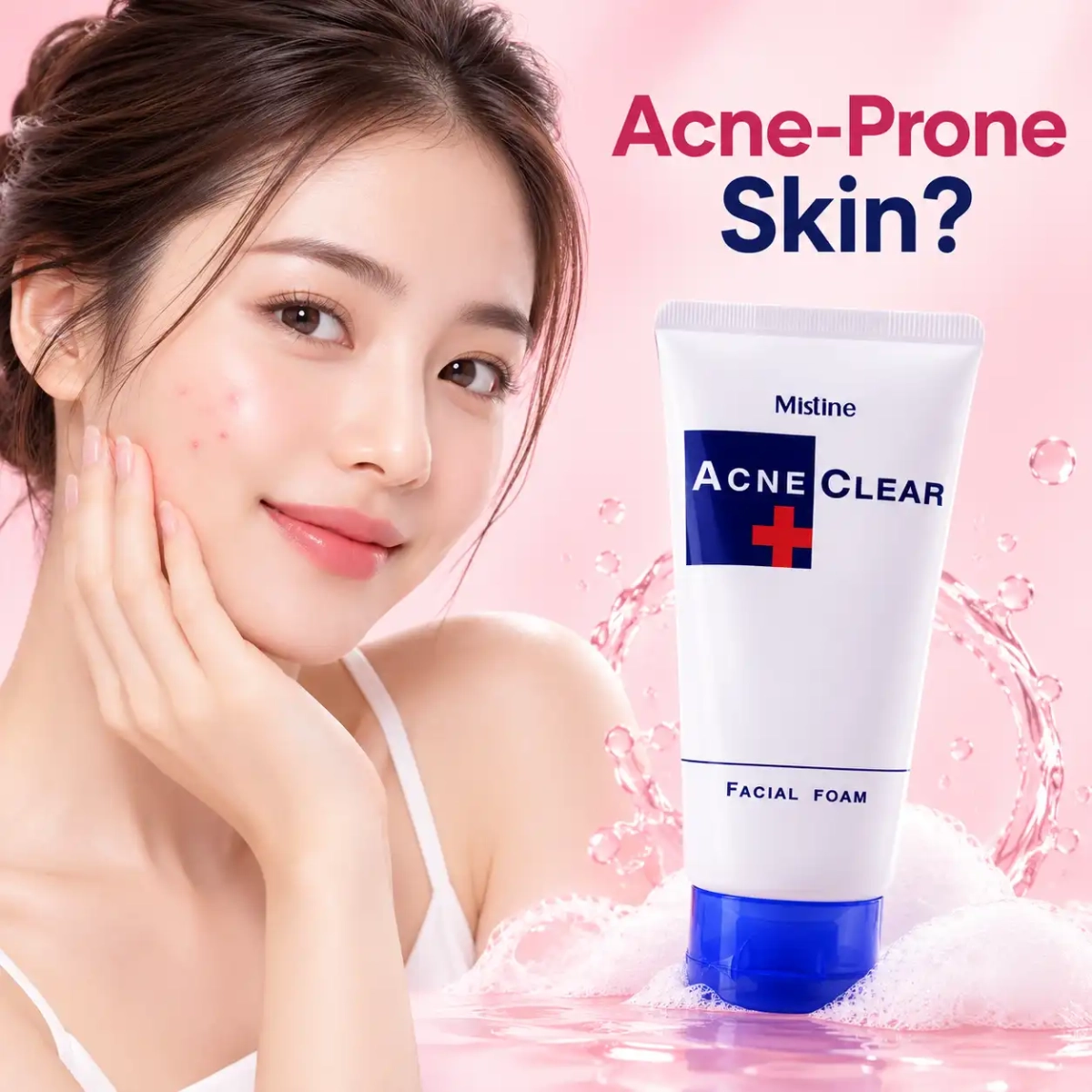 Mistine Acne Clear Facial Foam 85g