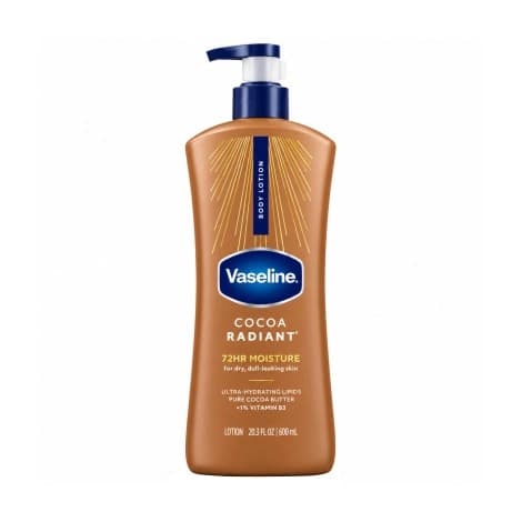 Vaseline Cocoa Radiant 72HR Moisture Body Lotion 600ml (USA)