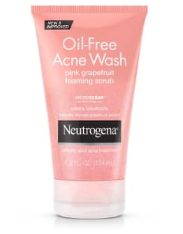 Neutrogena Oil-Free Acne Wash Pink Grapefruit Foaming Scrub 124ml