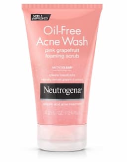 Neutrogena Oil-Free Acne Wash Pink Grapefruit Foaming Scrub 124ml