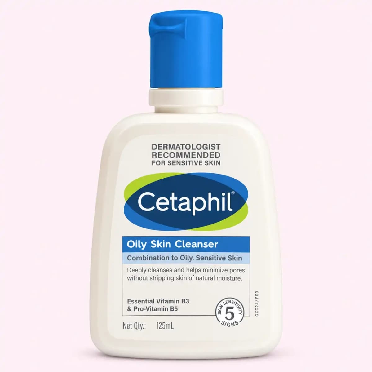 Cetaphil Oily Skin Cleanser Combination to Oily, Sensitive Skin 125ml (Ind)