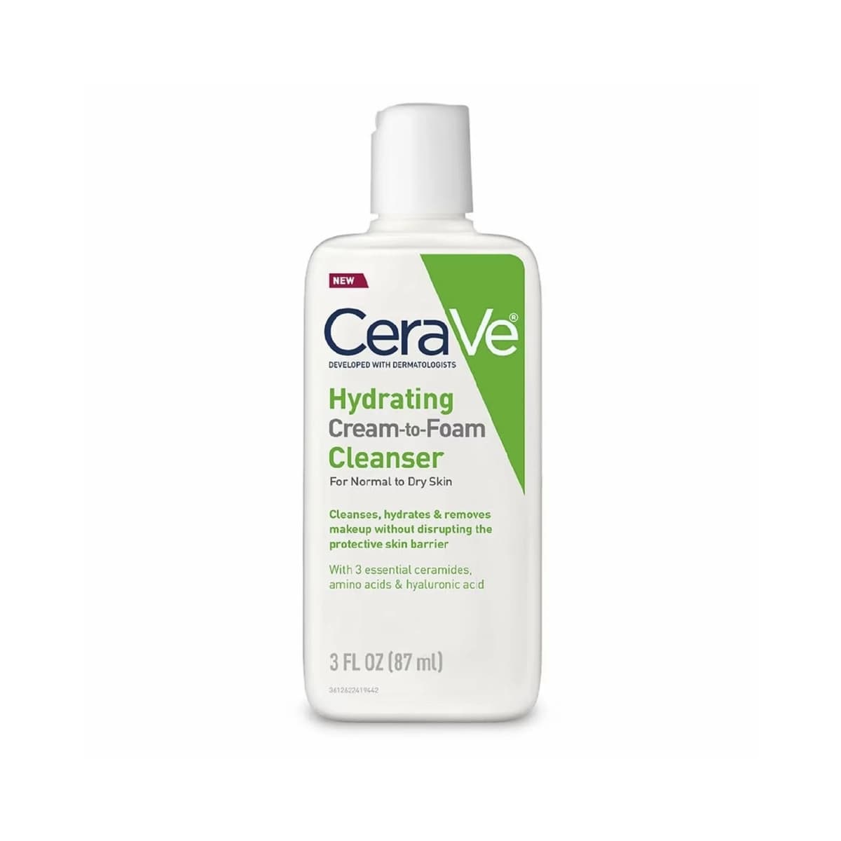 Cerave Hydrating Cream To Foam Cleanser 87ml